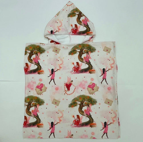 Enchated fairy personalised microfibre hooded towels