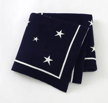 Load image into Gallery viewer, Star knit baby blankets