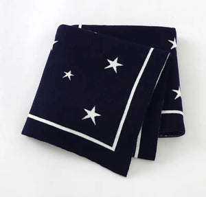 Star knit baby blankets